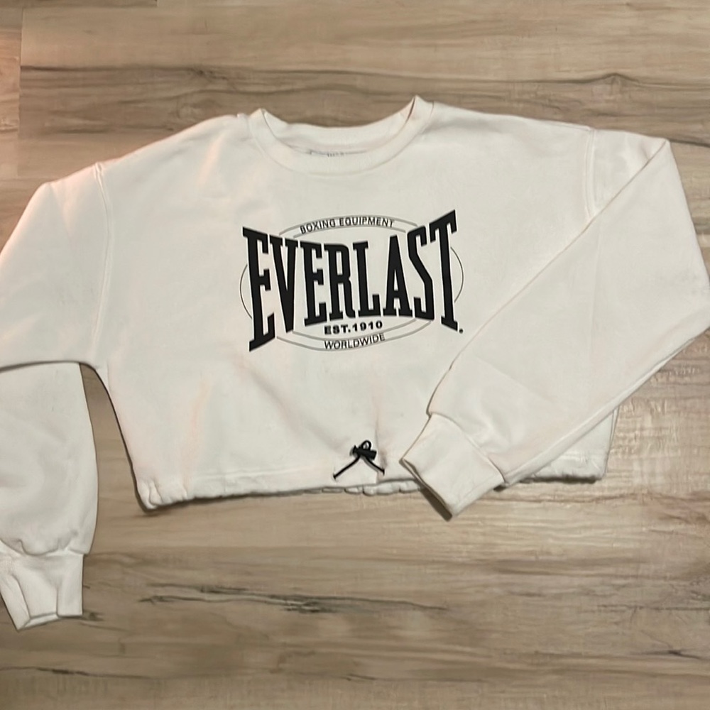 Cropped sweatshirt everlast and forever21 collaboration